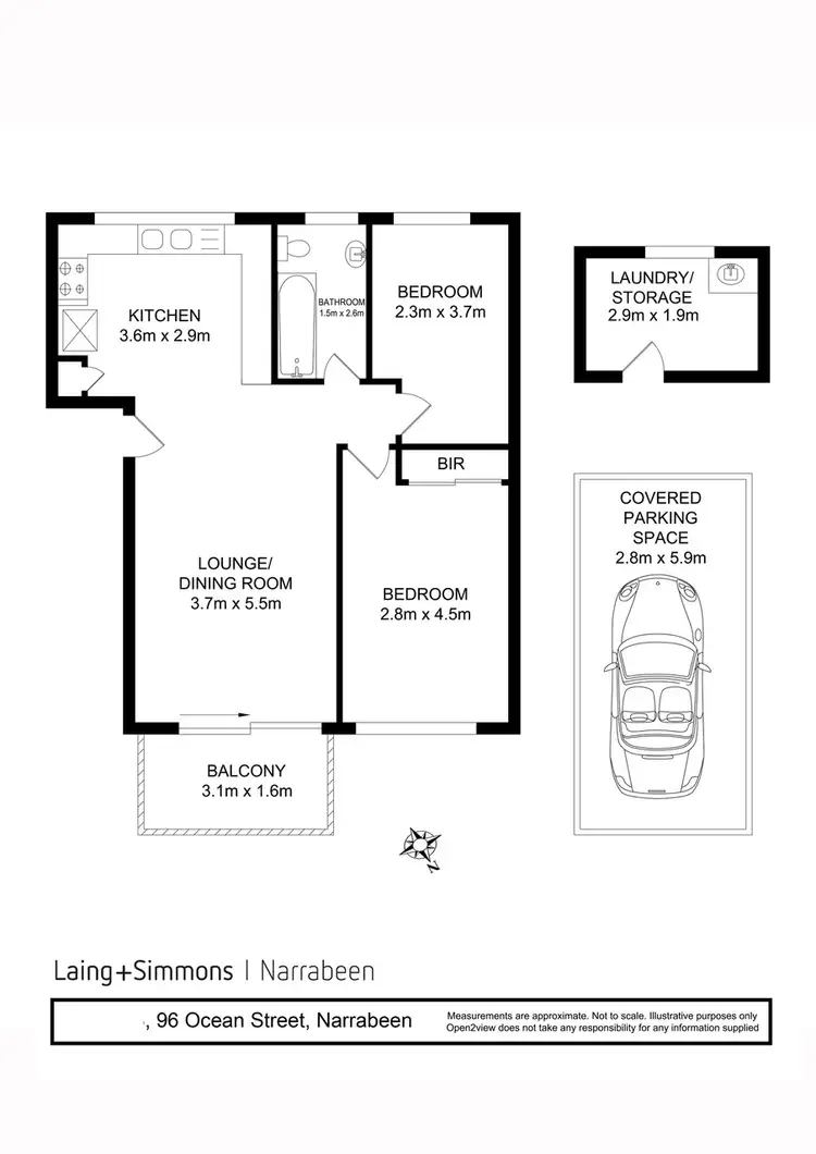 Second view of Homely apartment listing, 2/96 Ocean Street, Narrabeen NSW 2101