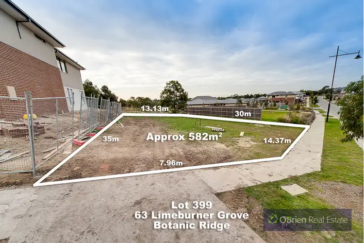 Main view of Homely land listing, 63 Limeburner Grove, Botanic Ridge VIC 3977