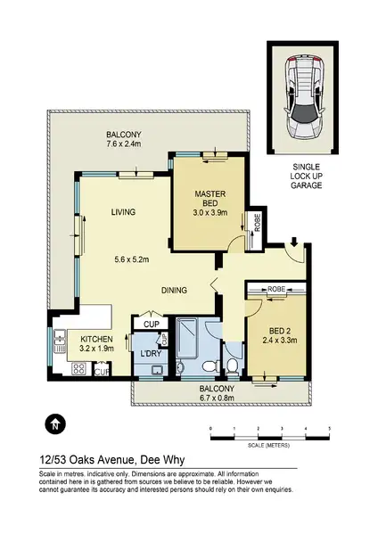 Fifth view of Homely apartment listing, 12/53 Oaks Avenue, Dee Why NSW 2099