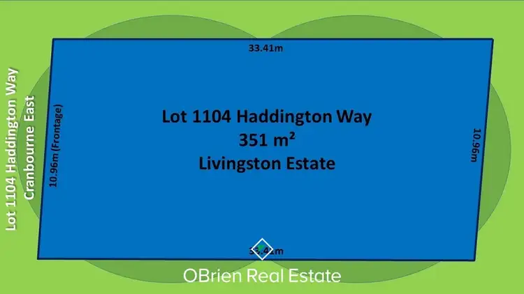 Main view of Homely land listing, LOT 1104 Haddington Way, Cranbourne East VIC 3977