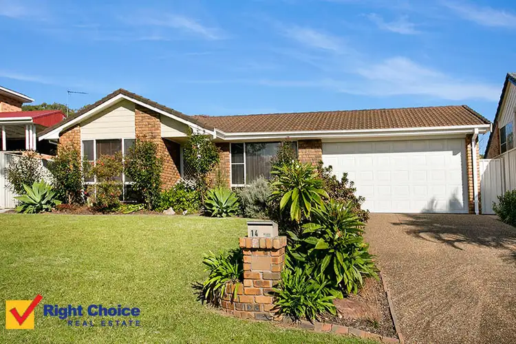 Main view of Homely house listing, 14 Hillside Drive, Albion Park NSW 2527