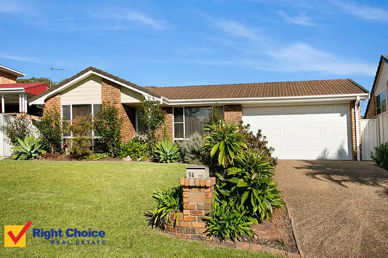 Main view of Homely house listing, 14 Hillside Drive, Albion Park NSW 2527