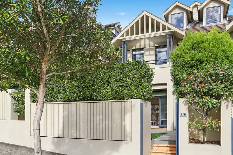 Main view of Homely townhouse listing, 3/11 Moodie Street, Cammeray NSW 2062