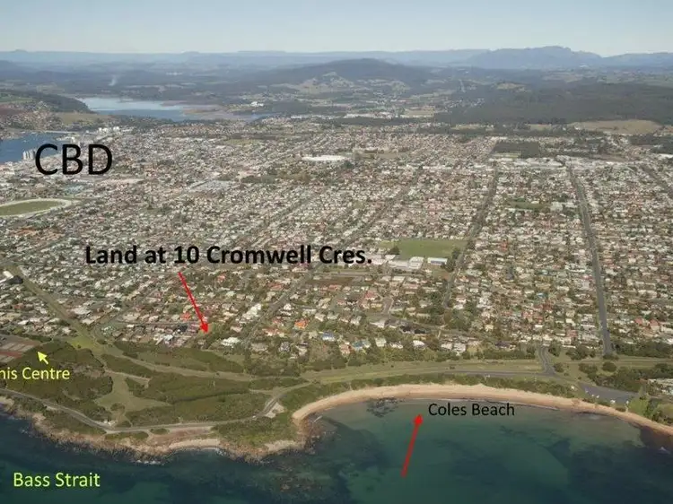 Main view of Homely land listing, 10 Cromwell Crescent, Devonport TAS 7310