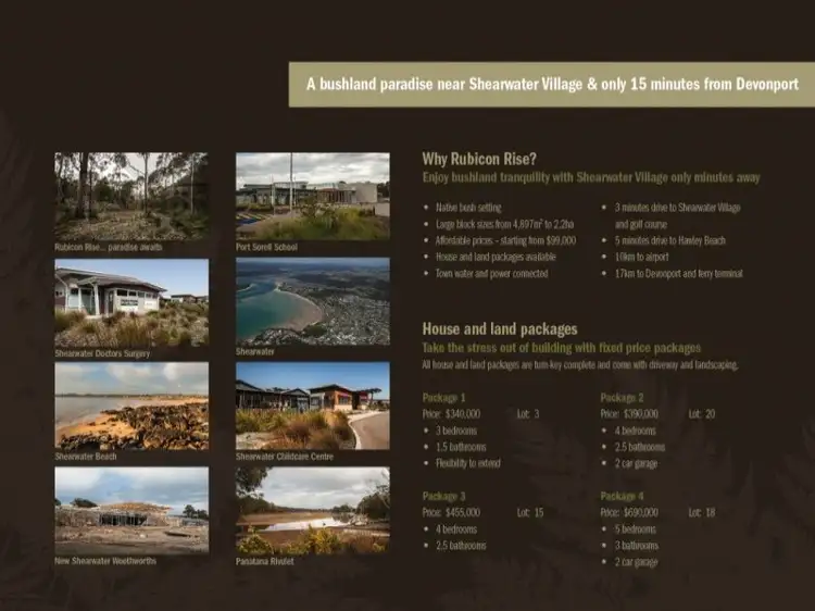 Fourth view of Homely land listing, LOT 1 Rubicon Rise, Northdown TAS 7307