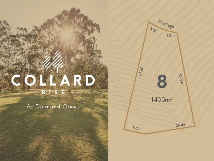 Main view of Homely land listing, LOT 8, 60-122 Serenity Place, Diamond Creek VIC 3089