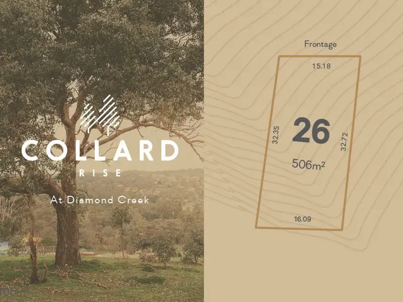 Main view of Homely land listing, LOT 26, 60-122 Collard Drive, Diamond Creek VIC 3089