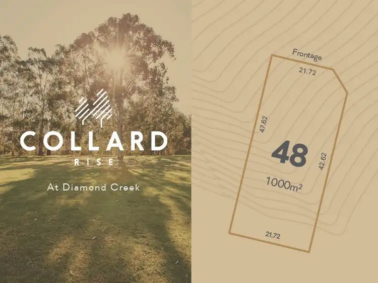 Main view of Homely land listing, LOT 48, 60-122 Panorama Drive, Diamond Creek VIC 3089