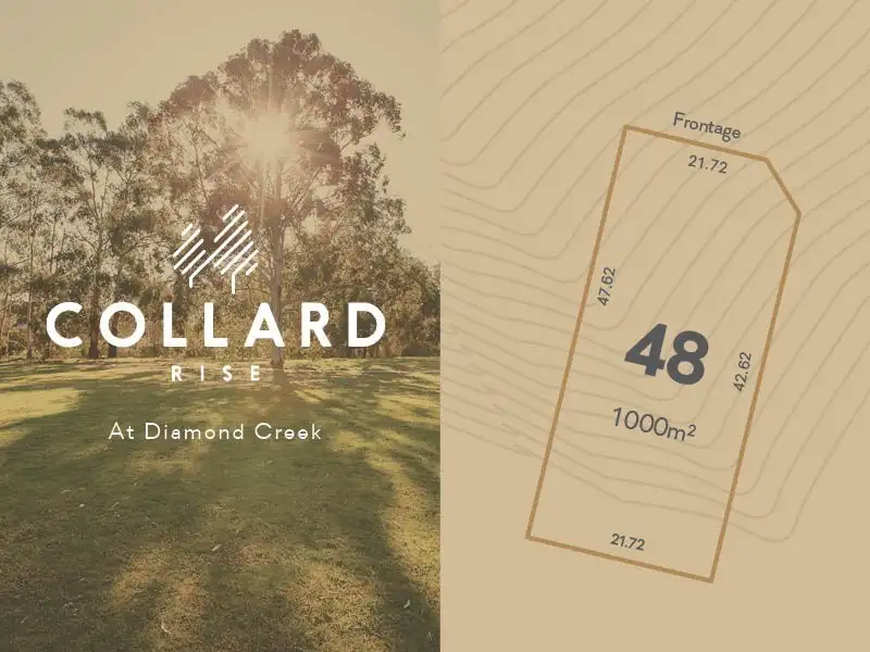 Main view of Homely land listing, LOT 48, 60-122 Panorama Drive, Diamond Creek VIC 3089