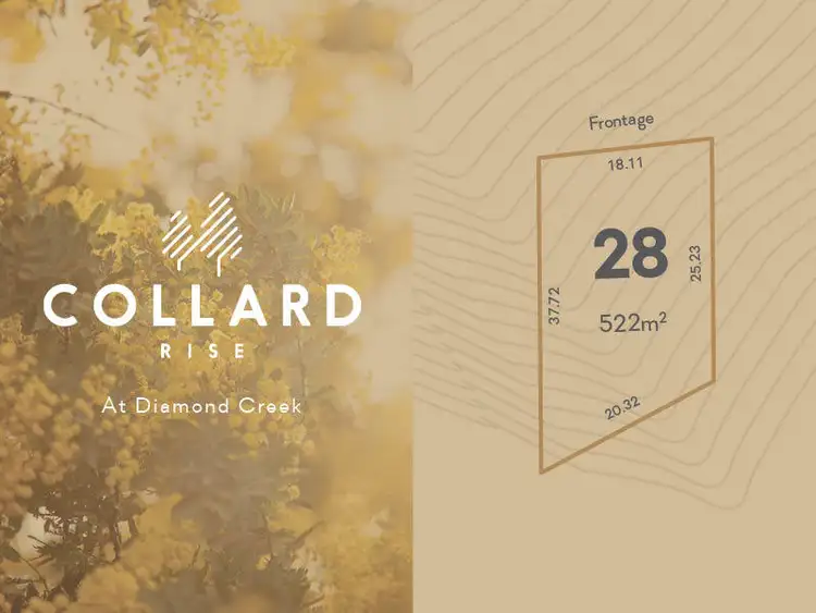 Main view of Homely land listing, LOT 28, 30-122 Collard Drive, Diamond Creek VIC 3089