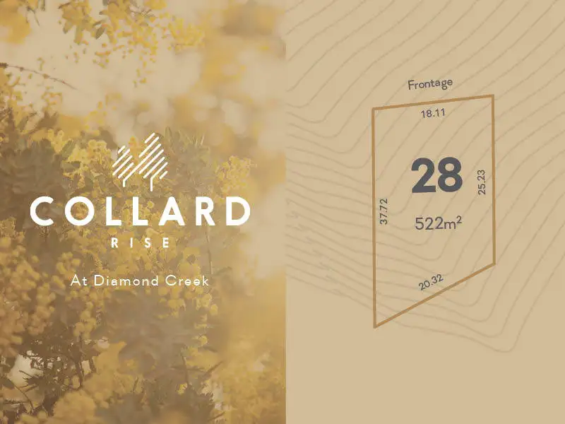 Main view of Homely land listing, LOT 28, 30-122 Collard Drive, Diamond Creek VIC 3089