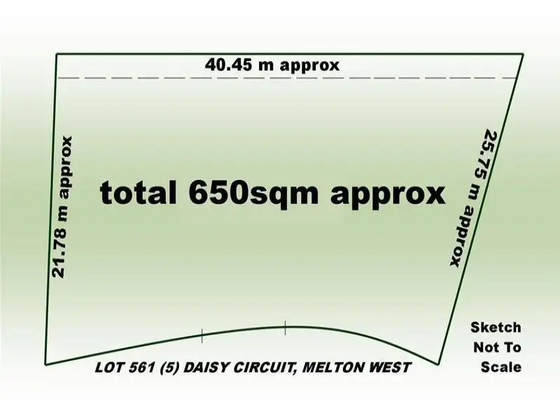 Main view of Homely land listing, 5 Daisy Circuit, Melton West VIC 3337