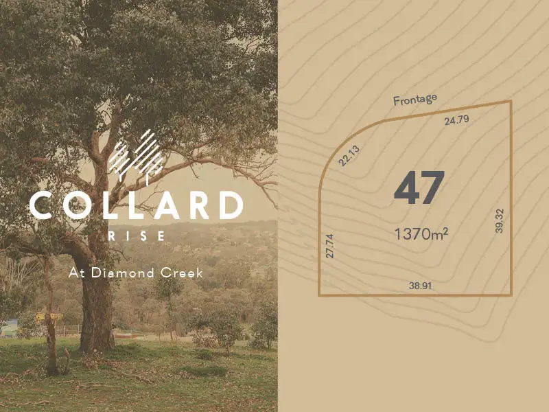 Main view of Homely land listing, LOT 47, 60-122 Serenity Place, Diamond Creek VIC 3089