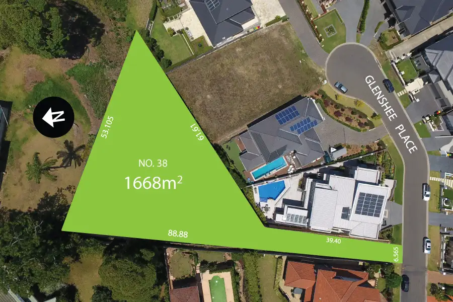 Main view of Homely land listing, 38 Glenshee Place, Glenhaven NSW 2156