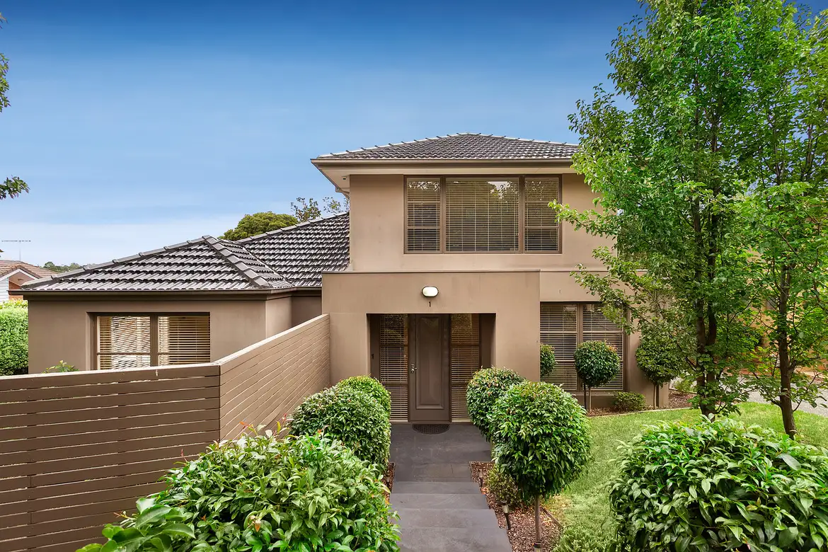 Main view of Homely townhouse listing, 1/8-10 Malcolm Crescent, Doncaster VIC 3108