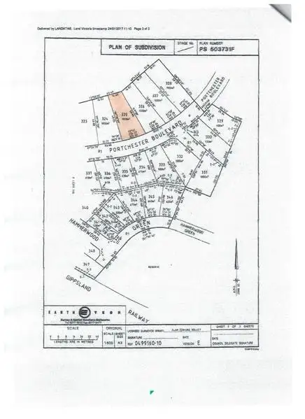 Main view of Homely land listing, 34 Portchester Boulevard, Beaconsfield VIC 3807