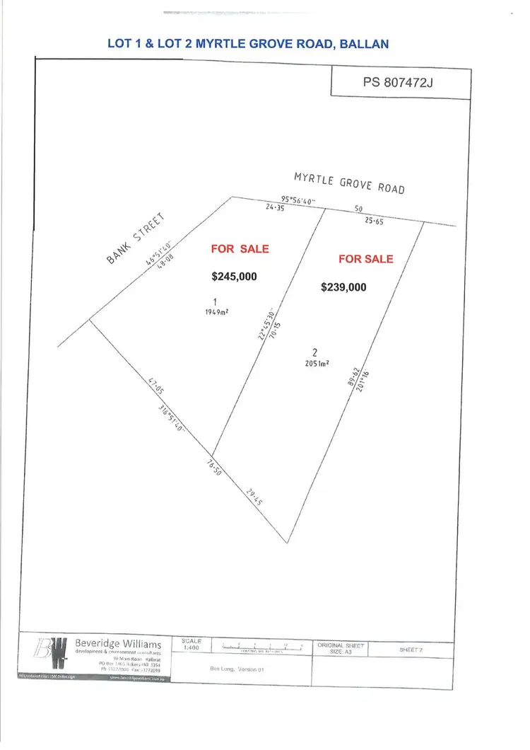 Third view of Homely land listing, LOT 1 Myrtle Grove Road, Ballan VIC 3342