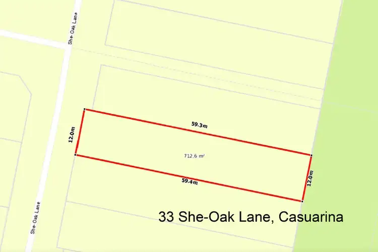 Third view of Homely land listing, 33 She-Oak Lane, Casuarina NSW 2487