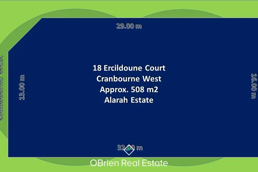 Main view of Homely land listing, 18 Ercildoune Court, Cranbourne West VIC 3977