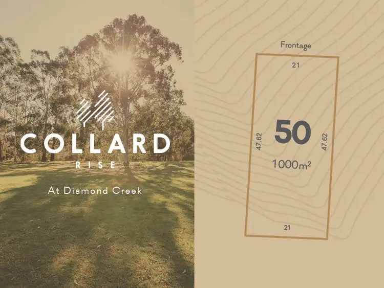 Main view of Homely land listing, LOT 50, 60-122 Panorama Drive, Diamond Creek VIC 3089