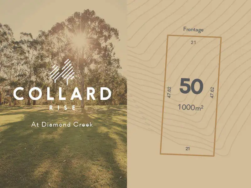 Main view of Homely land listing, LOT 50, 60-122 Panorama Drive, Diamond Creek VIC 3089