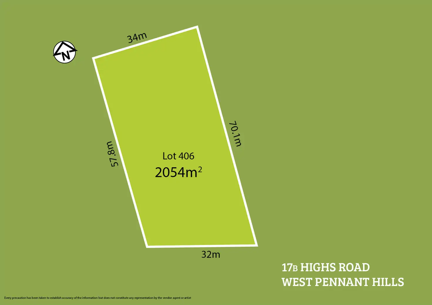 Main view of Homely land listing, 17 B Highs Road, West Pennant Hills NSW 2125