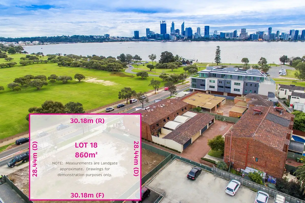 Main view of Homely land listing, 18 Coode Street, South Perth WA 6151