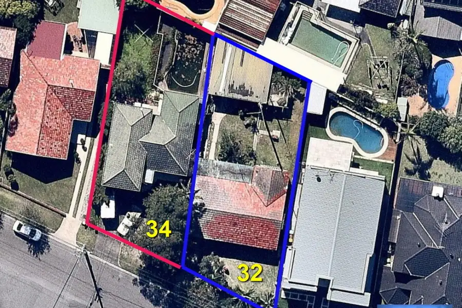 Main view of Homely house listing, 32 & 34 Valentia Avenue, Lugarno NSW 2210