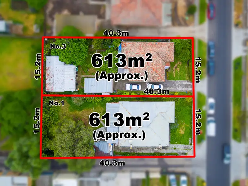 Main view of Homely house listing, 1 & 3 Erica Avenue, St Albans VIC 3021