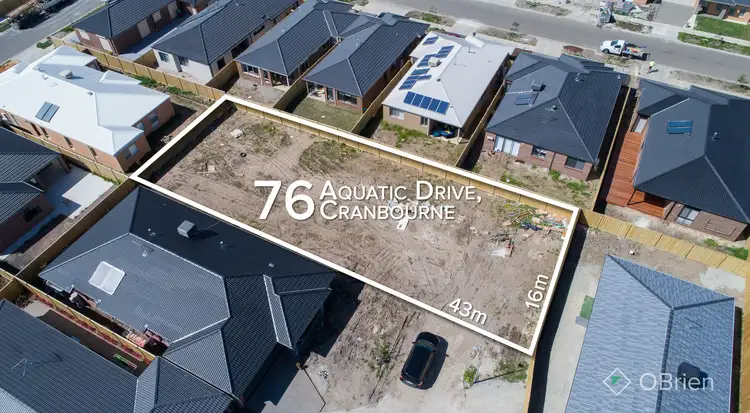 Second view of Homely land listing, 76 Aquatic Drive, Cranbourne West VIC 3977