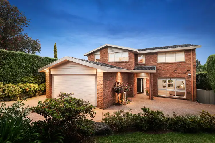 Main view of Homely house listing, 22 Beverly Hills Drive, Templestowe VIC 3106
