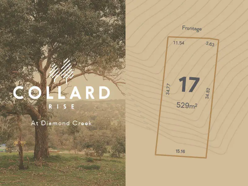 Main view of Homely land listing, LOT 17, 60-122 Serenity Place, Diamond Creek VIC 3089