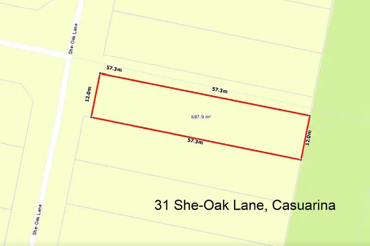Third view of Homely land listing, 31 She-Oak Lane, Casuarina NSW 2487