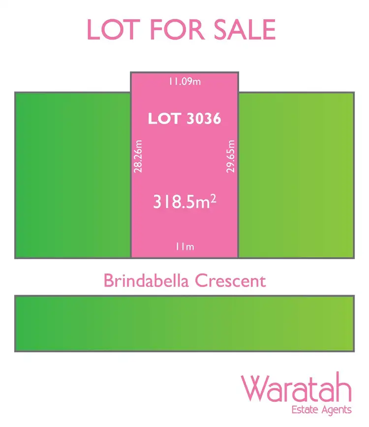 Main view of Homely land listing, LOT 3036 Brindabella Crescent, Schofields NSW 2762
