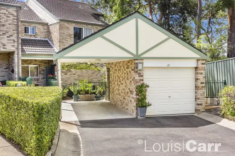Main view of Homely townhouse listing, 22/1 Beahan Place, Cherrybrook NSW 2126
