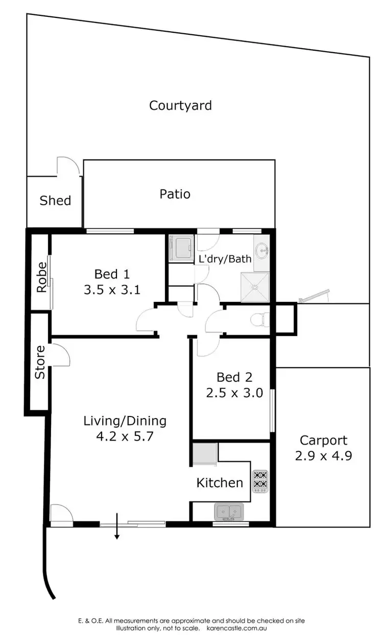 Fourth view of Homely apartment listing, 2/20 Roscorla Avenue, Yokine WA 6060