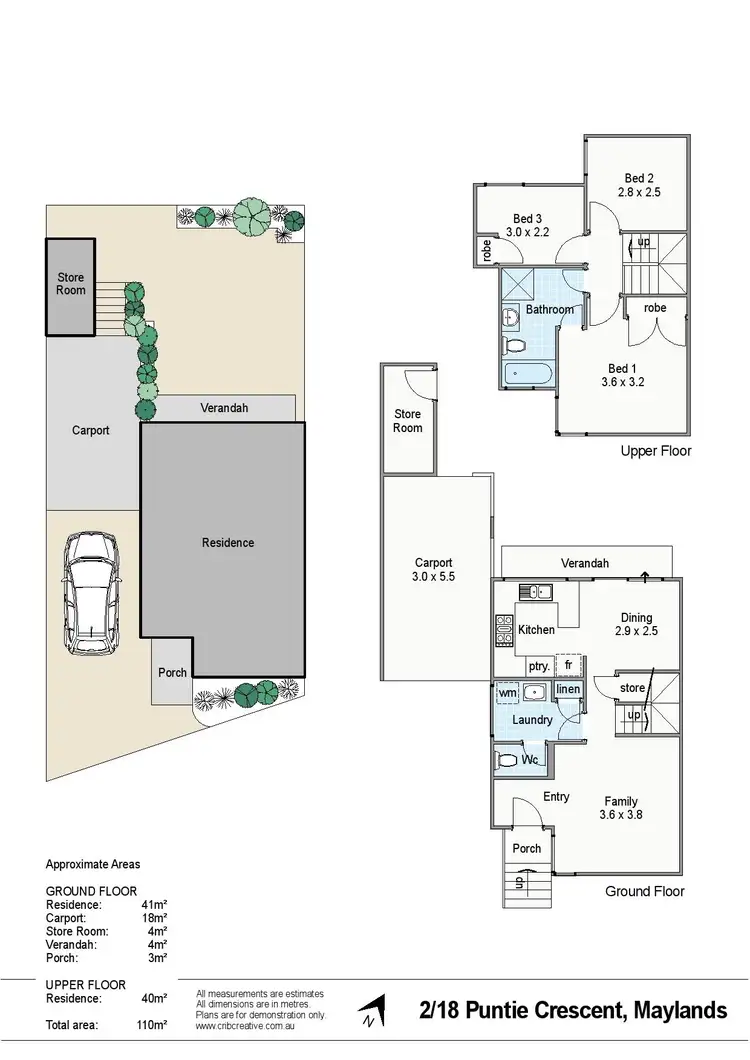 Second view of Homely townhouse listing, 2/18 Puntie Crescent, Maylands WA 6051