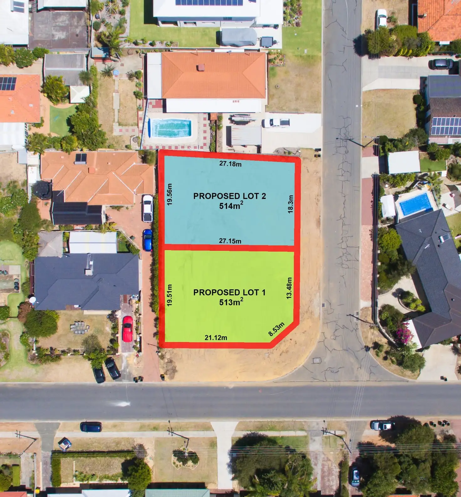 Main view of Homely land listing, LOT 1, 2 Joslin Place, Duncraig WA 6023