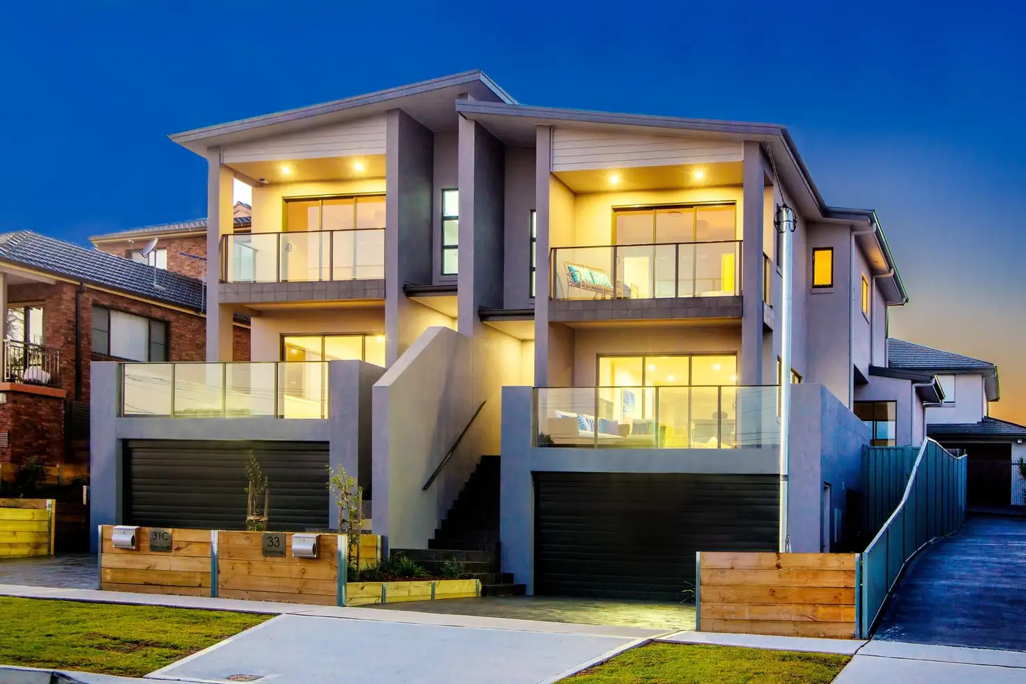 Main view of Homely semi-detached listing, 31C & 33 Yarra Road, Phillip Bay NSW 2036