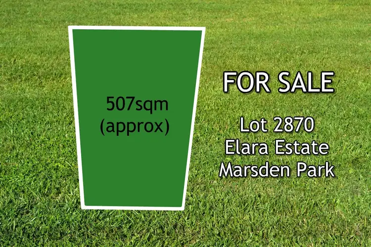 LOT 2870 Elara Estate, Marsden Park NSW 2765