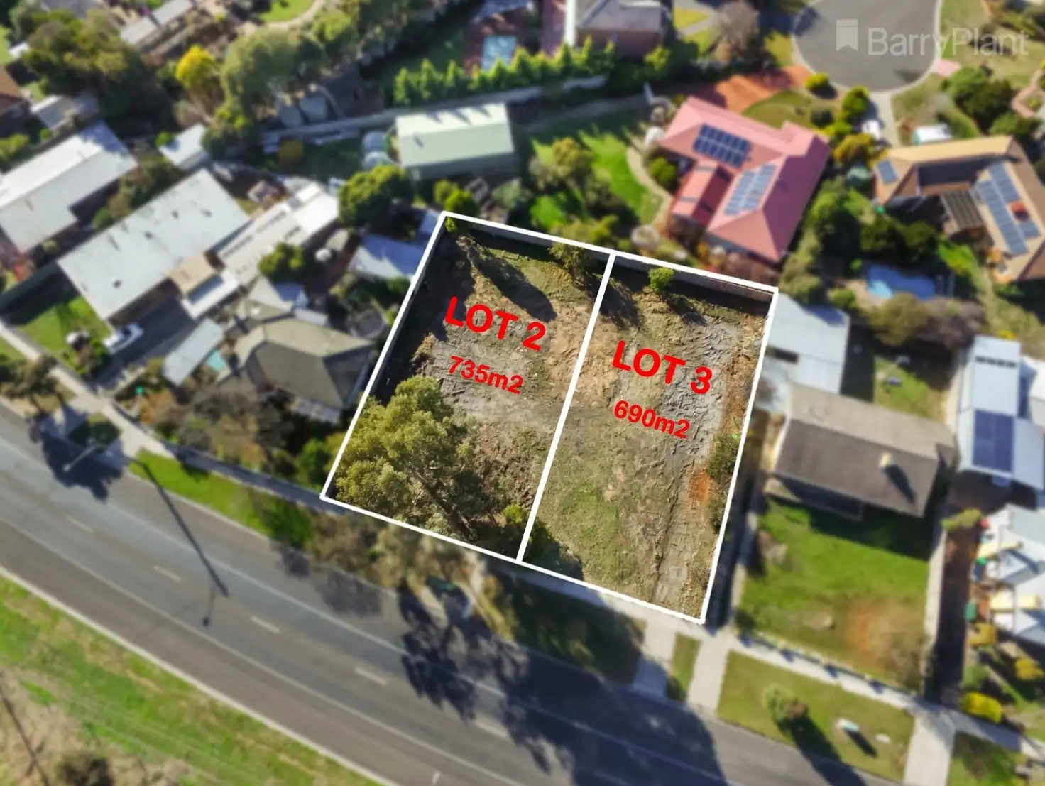 Main view of Homely land listing, LOT 2 & 3, 104 Retreat Road, Spring Gully VIC 3550