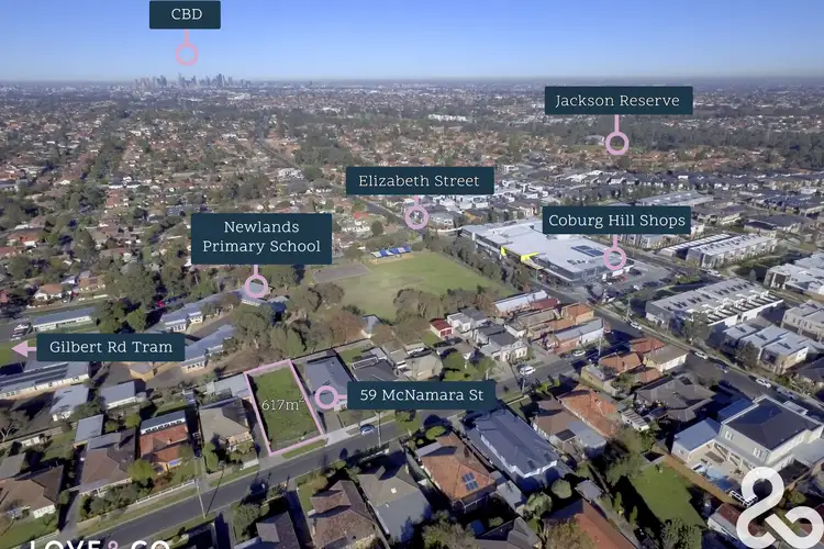 Main view of Homely land listing, 59 McNamara Street, Preston VIC 3072
