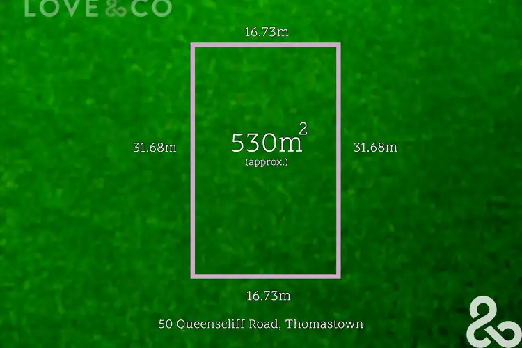 Main view of Homely land listing, 50 Queenscliff Road, Thomastown VIC 3074