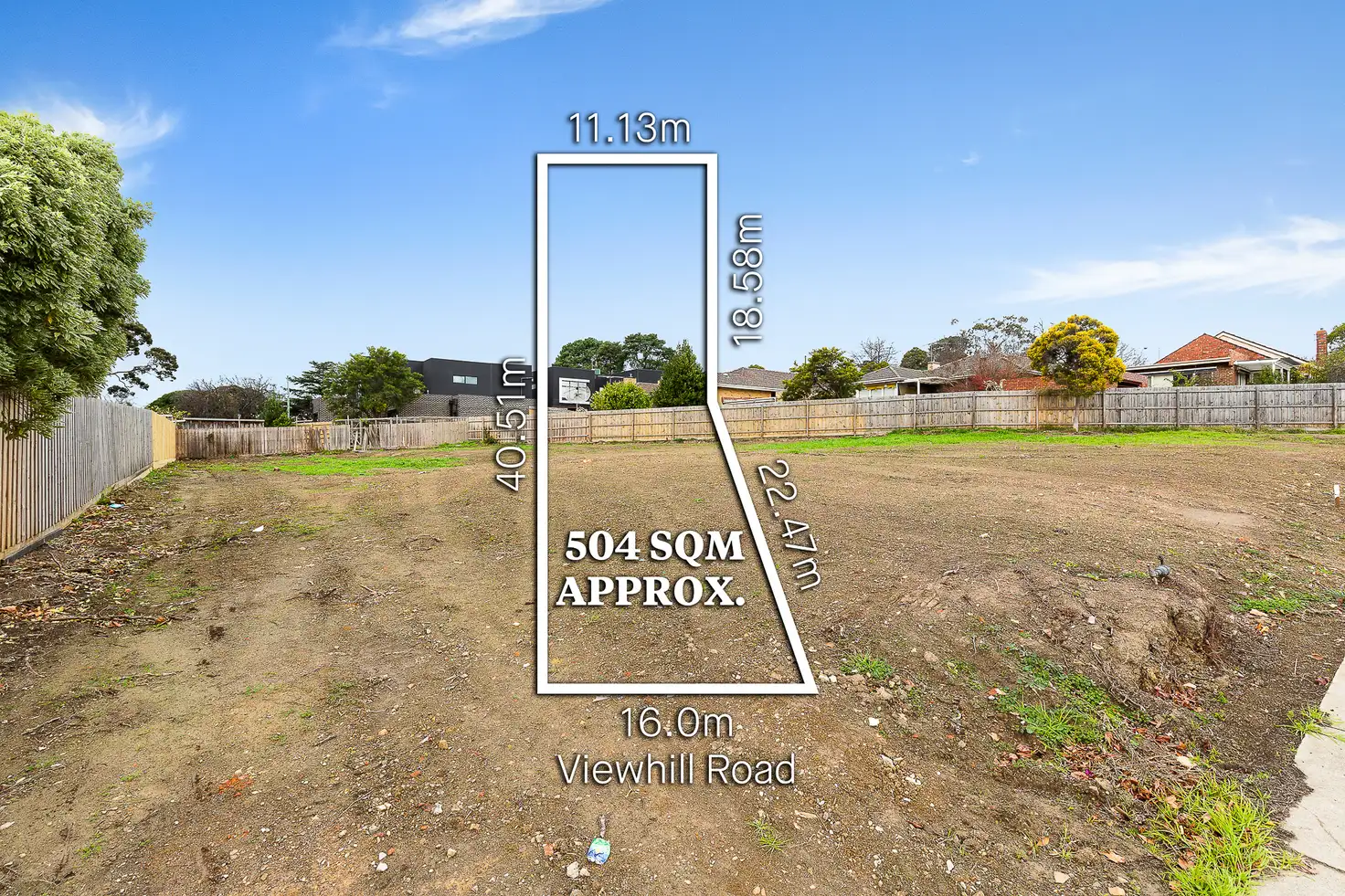 Main view of Homely land listing, 1a Viewhill Road, Balwyn North VIC 3104