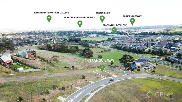 Second view of Homely land listing, 14 Tranquil Way, Pakenham VIC 3810