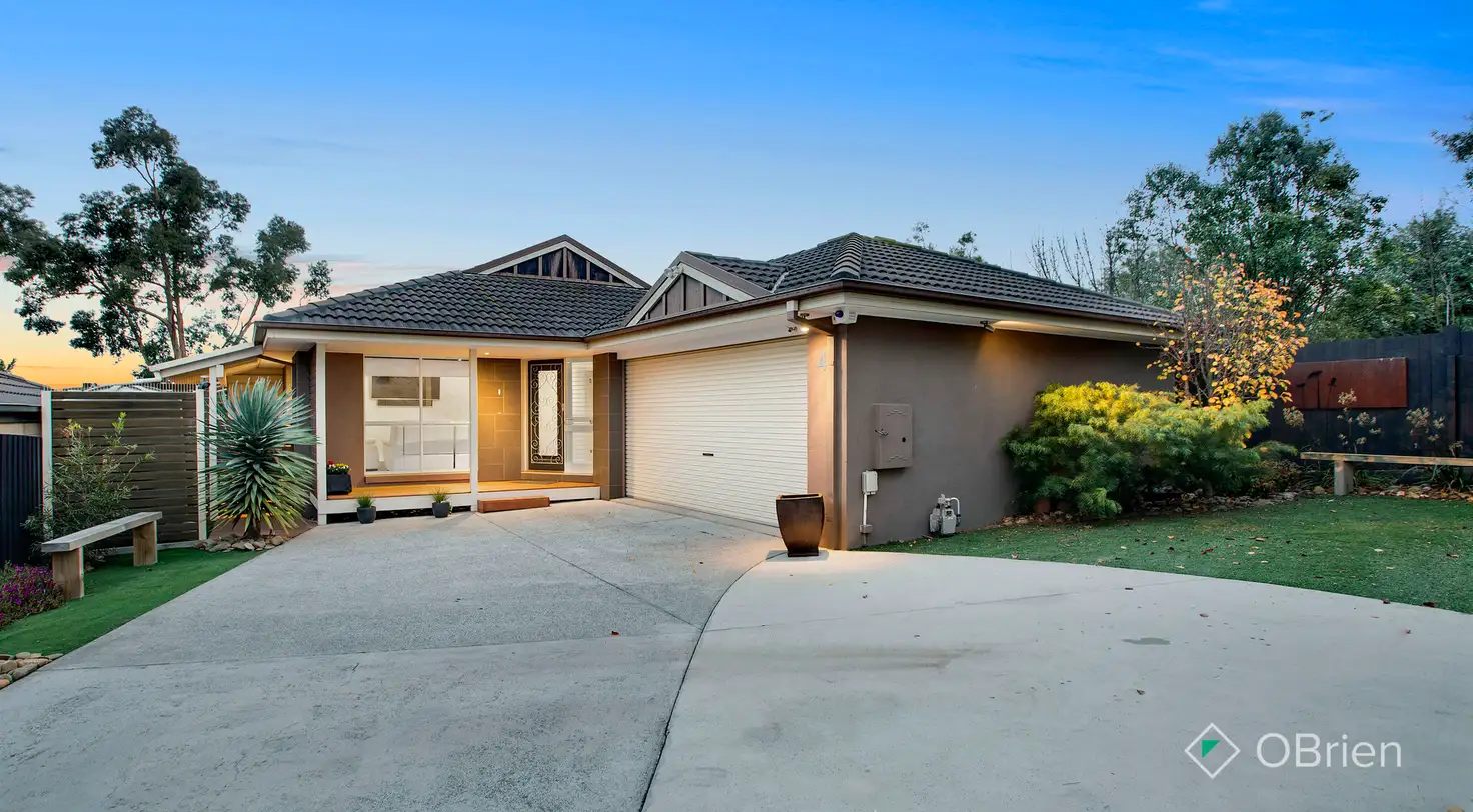 Main view of Homely house listing, 4 Jennifer Court, Langwarrin VIC 3910