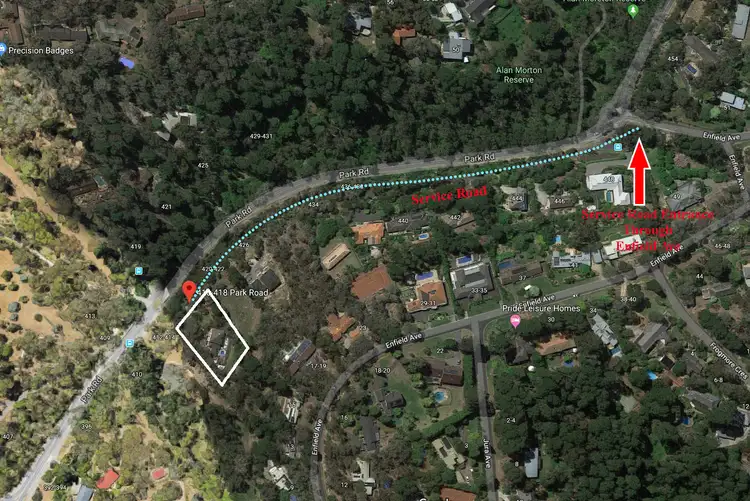 Second view of Homely house listing, 416-418 Park Road, Park Orchards VIC 3114