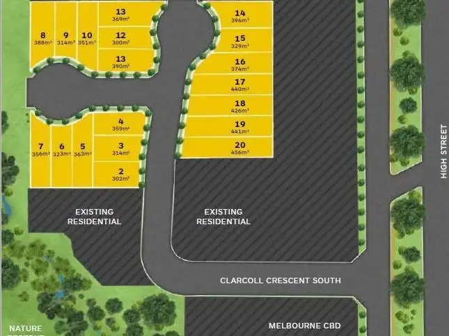 Main view of Homely land listing, LOT 19 Clarcoll Crescent South, Kangaroo Flat VIC 3555