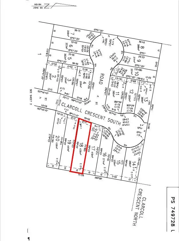 Second view of Homely land listing, LOT 18 Clarcoll Crescent South, Kangaroo Flat VIC 3555