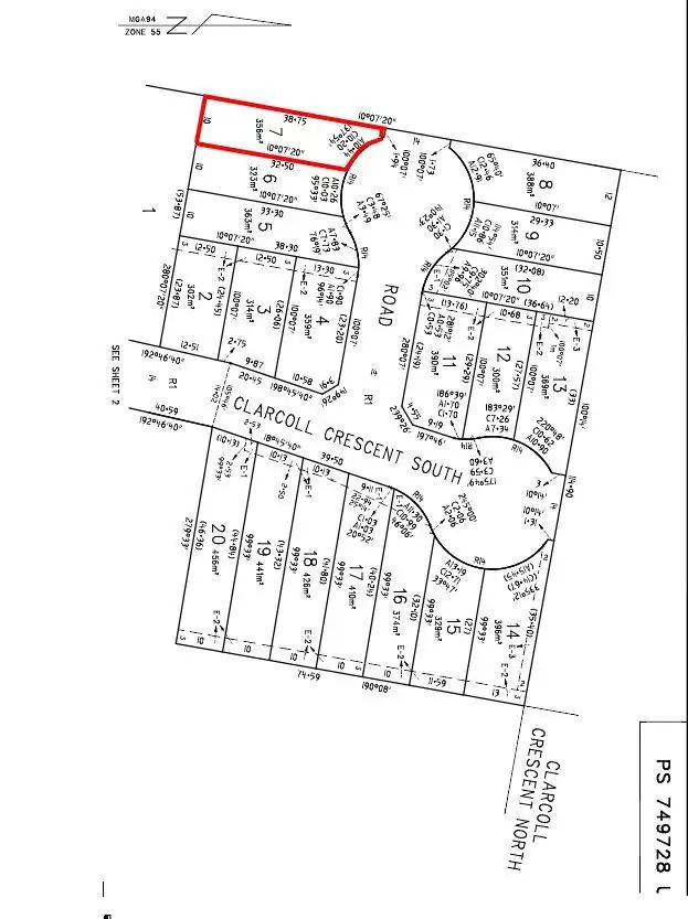 Second view of Homely land listing, LOT 7 Clarcoll Crescent South, Kangaroo Flat VIC 3555